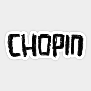 Classical Composer and Pianist: Chopin Sticker